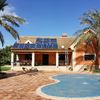Chalet con placas solares