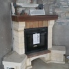 CHIMENEA RUSTICA CON CASSETTE PELLET PIAZZETTA