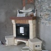 CHIMENEA RUSTICA CON CASSETTE PELLET PIAZZETTA