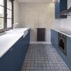 Cocina azul