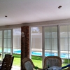 Cortina enrollable de Polyscreen 5% guiada exterior