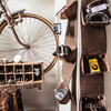 Decoración Vintage en tienda de bicicletas.