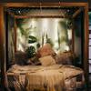 Dormitorio tropical