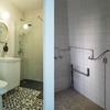 El antes y después del baño y de la cocina