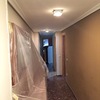 el pasillo antes de pintar