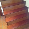 Escalera de madera.