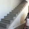 Escalera en microcemento