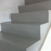 Escalera en microcemento