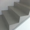 Escalera en microcemento