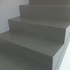 Escalera en microcemento