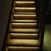 Escaleras iluminadas