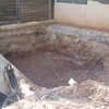 Excavación del vaso de piscina