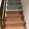 Forrado de escalera con laminado en Jatoba