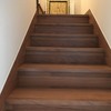 Forrado de escalera con laminado en Jatoba