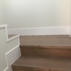 Forrado de escalera con laminado en Roble Teñido