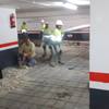 Suministro e instalación de solera hormigo en garaje comunitario