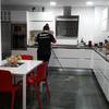 cocina de limpieza