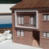 Maqueta fachada principal