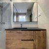 mueble baño madera
