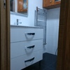 MUEBLE DE BAÑO 3 CAJONES BLANCO BRILLO