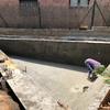 Obra de piscina Irregular