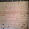 pared de madera con aislante