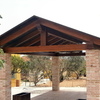 pergola a dos aguas