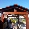 pergola a dos aguas