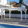 Pérgola blanca