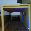 Pérgola con iluminación de leds