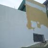pintura exterior de fachada pared lateral