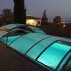 Piscina con iluminación