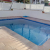 Piscina en uso.