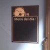 Pizarra menu.