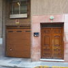 Portal y puerta del garaje