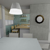 Propuesta en 3D :Salón-Cocina