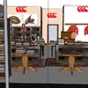 PROYECTO DECORACION 3D de tienda de ropa Canterbury