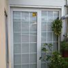Puerta abatible perfil aluminio