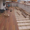 Rastrelado y tarima de exterior en terraza