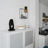 Recibidor mueble blanco