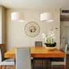 salón con papel pintado