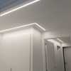 Tira de led con perfil empotrado