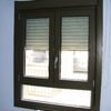 Ventanas de PVC Kömmerling color bronce