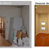 Vestibulo antes y despues