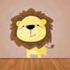 vinilo infantil león
