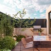 Zona de Barbacoa jardín trasero