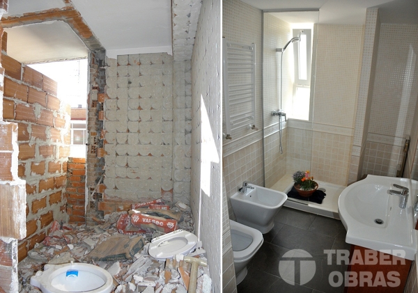 reforma integral de vivienda por Traber Obras_baño_0_663576